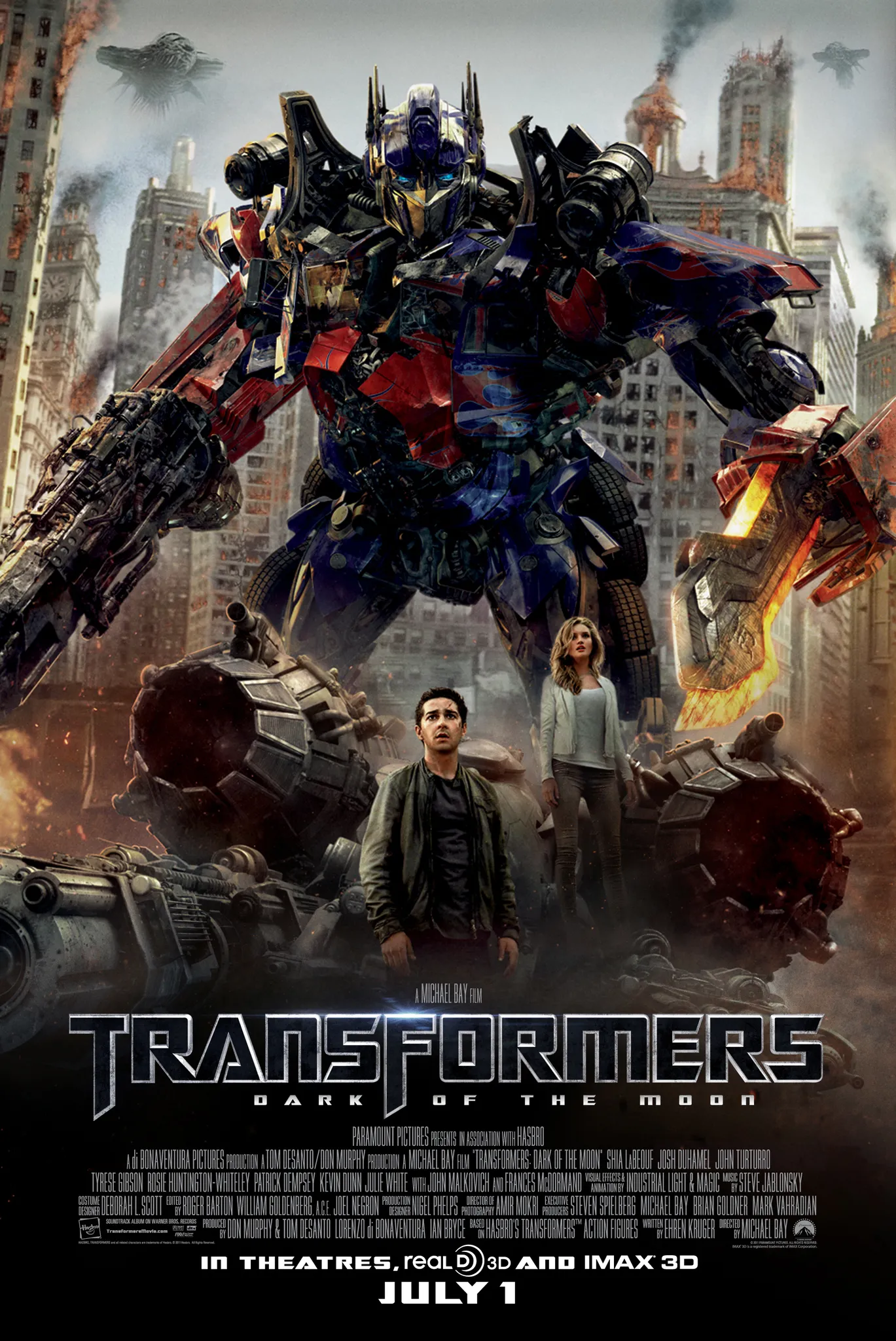  فیلم Transformers: Dark of the Moon 2011