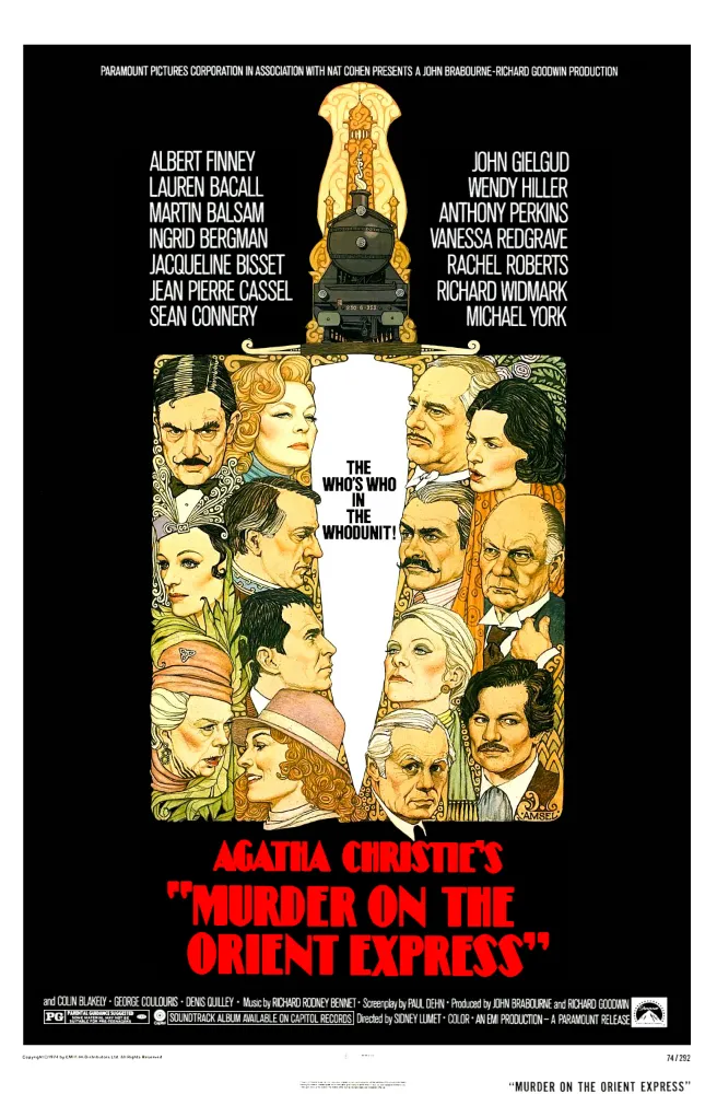  فیلم Murder on the Orient Express 1974